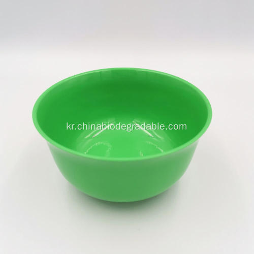 퇴비화 가능한 천연 옥수수 기반 금고 녹색 식 테이블웨어 그릇